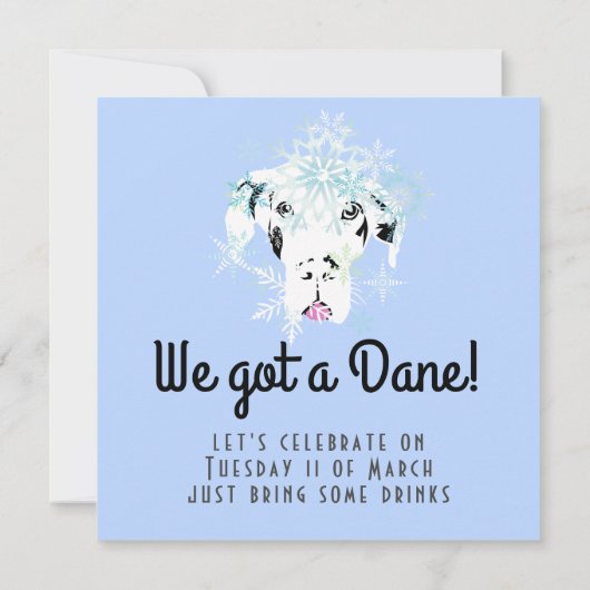 Sueur Grande Danseuse | Invitation Doggenhaus (Dos)