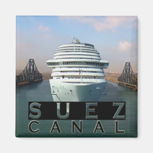 Suez Canal Magneet (Voorkant)