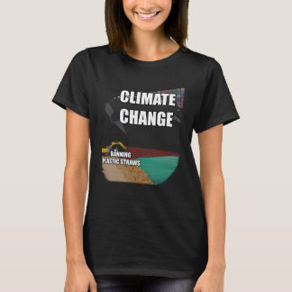 SUEZ Channel Block Meme Climate Conversion Plastic T-shirt