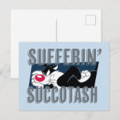 Sufferin' Succotash SYLVESTER™ Cut-Out Briefkaart (Voorkant / Achterkant)