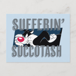 Sufferin' Succotash SYLVESTER™ Cut-Out Briefkaart