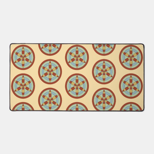 Suffolk Hexafoil (Daisy Wheel) Heksenmarkering Bureaumat (Voorkant)