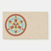 Suffolk Hexafoil (Daisy Wheel) Witch Mark Post-it® Notes (Voorkant)