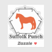 Suffolk Punch Sticker (Vel)