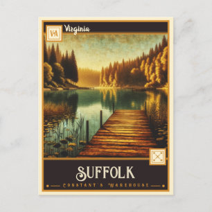 Suffolk, Virginie Carte postale ancienne