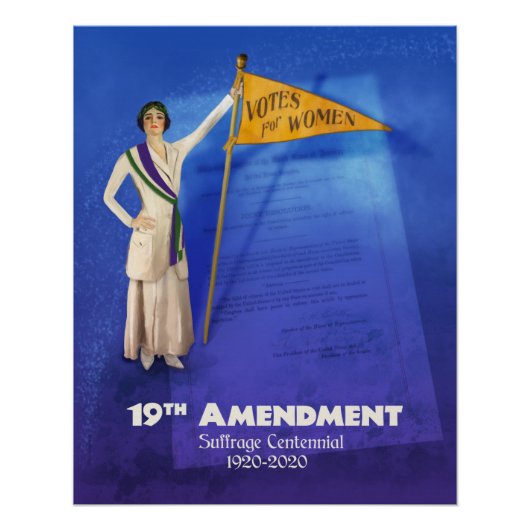 Suffrage Centennial Poster Perfect Poster (Voorkant)