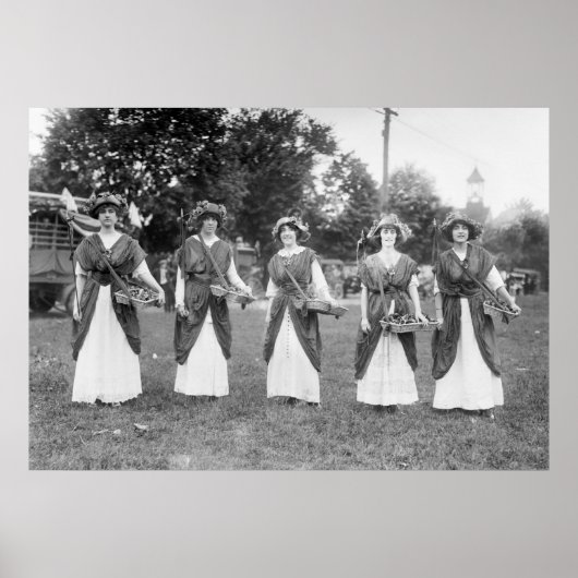 Suffrage Girls: 1913 Poster (Voorkant)