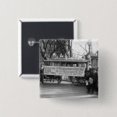 Suffrage Rally, 1919 Vierkante Button 5,1 Cm (Voorkant /achterkant)