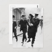 Suffragette Emmeline Pankhurst gearresteerd in 191 Briefkaart (Voorkant / Achterkant)