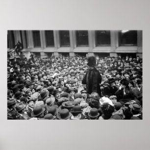 Suffragette Hits The Street: begin jaren 1910 Poster