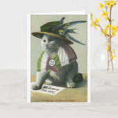  suffragette kat, kaart (Gele Bloem)