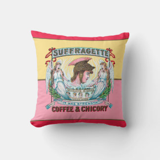 Suffragette koffie en cichorei kussen