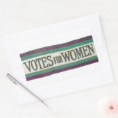 Suffragette Stemmen voor Vrouwen Sticker (Envelop)