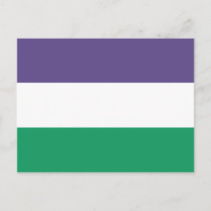 Suffragette vlag briefkaart