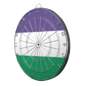 Suffragette vlag dartbord (Voorkant Rechts)