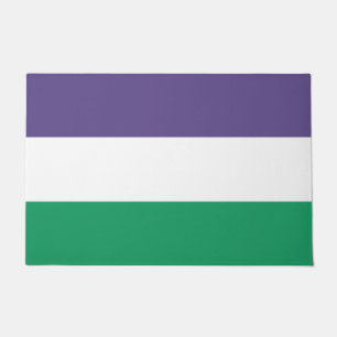Suffragette vlag deurmat