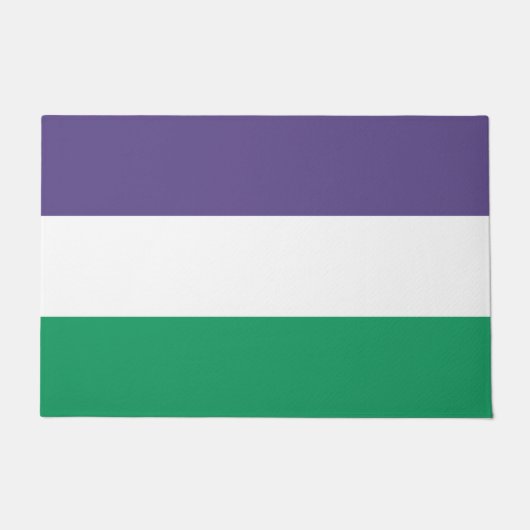 Suffragette vlag deurmat (Voorkant)