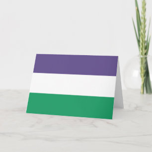 Suffragette vlag kaart