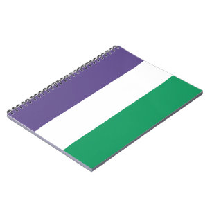 Suffragette vlag notitieboek