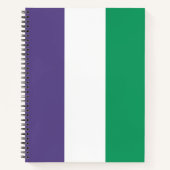 Suffragette vlag notitieboek (Voorkant)