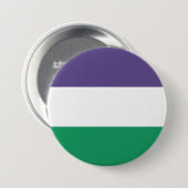 Suffragette vlag ronde button 7,6 cm