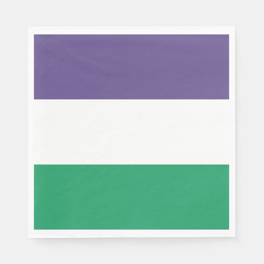 Suffragette vlag servet (Voorkant)