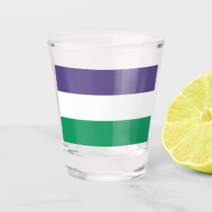 Suffragette vlag shot glas