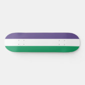 Suffragette vlag skateboard (Horizontaal)