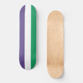 Suffragette vlag skateboard (Voorkant)
