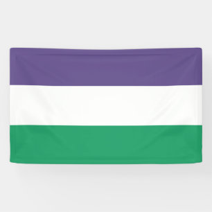 Suffragette vlag spandoek