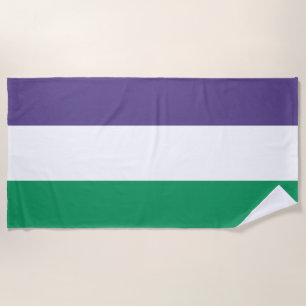 Suffragette vlag strandlaken
