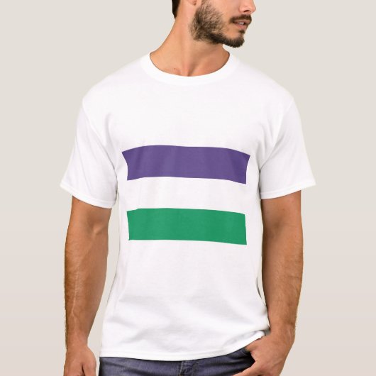 Suffragette vlag t-shirt (Voorkant)