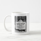 Suffragette voor Alice Paul, 1917 Koffiemok (Links)