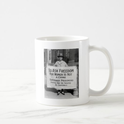 Suffragette voor Alice Paul, 1917 Koffiemok (Rechts)