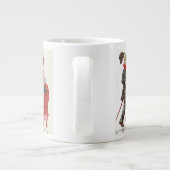 Suffragettes  Briefkaarten Art Stemmingen voor vro Jumbo Mok (Achterkant)