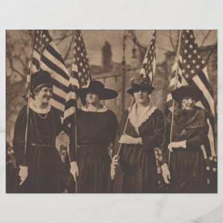 Suffragettes in Parade Scrapbook Papier