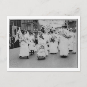 Suffragettes Stemmingen voor vrouwen Briefkaart