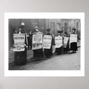 Suffragettes Vote for Women, Londen Poster