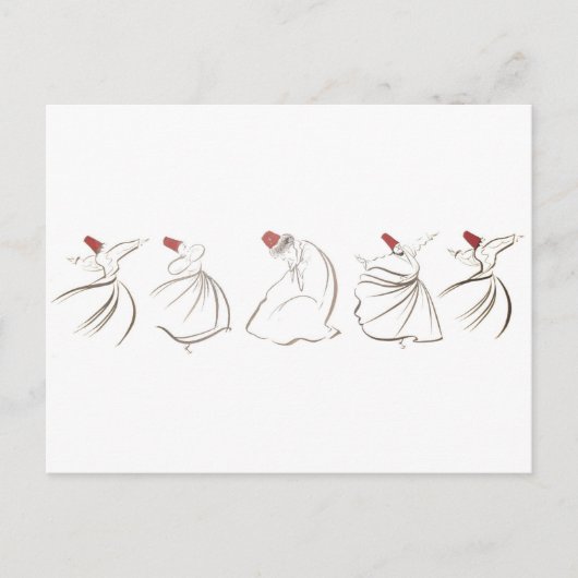 sufi lines briefkaart (Voorkant)