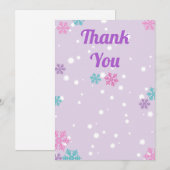 Suga Plum Carte de remerciements (Devant / Derrière)