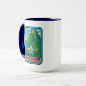 Sugar Beach St Lucia Café Mug (Devant gauche)
