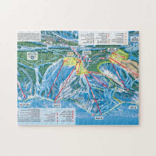 Sugar Bowl Trail Map Puzzle Legpuzzel (Horizontaal)