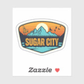 Sugar City, Idaho Sticker (Vel)