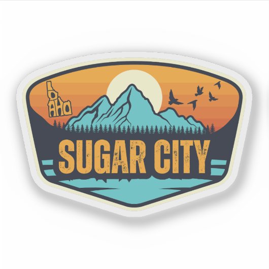 Sugar City, Idaho Sticker (Voorkant)