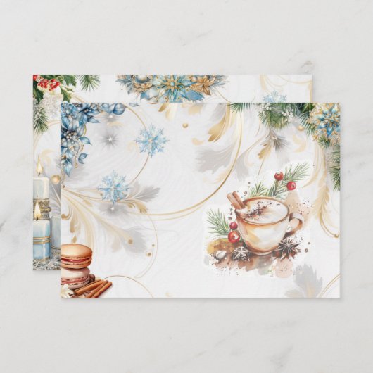 Sugar Coat It Blank Informatiekaartje (Voorkant / Achterkant)