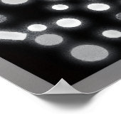 Sugar Coated Rain B&W Poster (Coin)