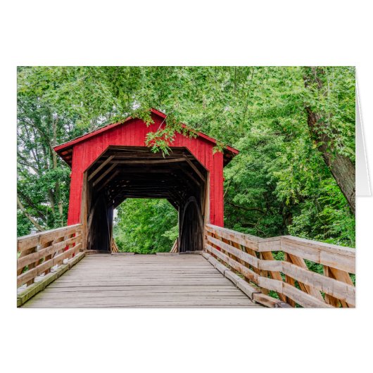 Sugar Creek Covered Bridge - Glenarm - Illinois (Voorkant Horizontaal)