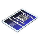 Sugar Daddy, ik ben transactioneel Notitieboek (Linkerzijde)