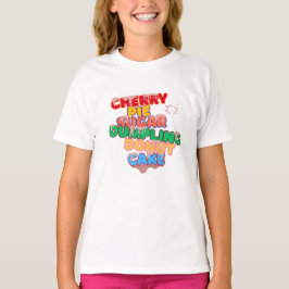 sugar dumpling cherry pie donut cake t-shirt