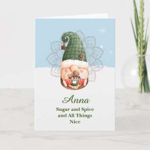 Sugar- en Spice Gnome Mandala-kaart Kaart